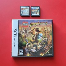 Nintendo DS LEGO Indiana Jones 1 2: The Adventure Continues Lot 2 Games - £14.39 GBP