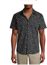 No Boundaries Men&#39;s Tropical Print Short Sleeve Button-up Shirt 3XL - £15.81 GBP