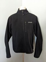 Spyder Men&#39;s Full Zip Soft Shell Jacket Coat Black Size Medium - £46.70 GBP