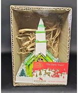 Kurt Adler Paper Putz Christmas Village Green Church &quot;The Early Years&quot; 2... - $702.92 MXN