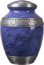 GSM Brands Cremation Urn for Adult Human Ashes - Large Handcrafted Purple - $73.07