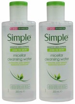 Simple Micellar Cleansing Water, 6.7 Ounce (2 Pack) - £23.17 GBP