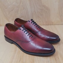 Allen Edmonds Mens Oxfords Size 11 B Carlyle plain toe dark chili Dress Shoes - £145.23 GBP