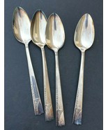 Oneida Nobility Caprice Serving Vegetable Spoons Lot of 4  - £28.37 GBP