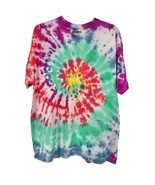 Gildan Tie-Dye T-Shirt XL Unisex Tagless SS Multi-Color Cotton - $14.85