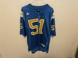 Ucla Bruins #51Adidas Azul Camiseta de Fútbol Large Hombres Vintage NCAA - £45.73 GBP