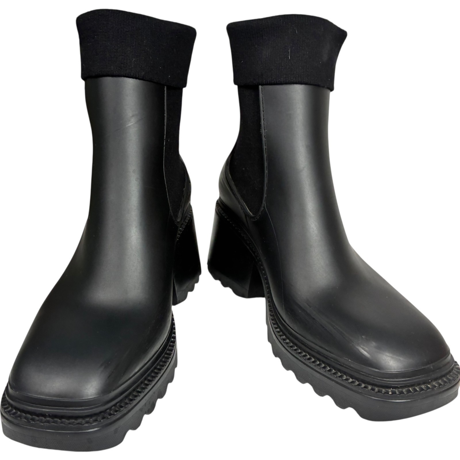 Circus by Sam Edelman Kala womens black square toe heeled chelsea boots size 9M Item image 3