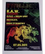 R.A.W. Concert Poster Card Covina 2011 Mexicatl Gzuz + Drum Unit High Sy... - €17,28 EUR