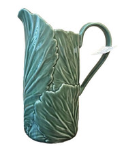 Bloom Pottery Palm Fronds Pitcher 10 1/4” Tall - £31.59 GBP