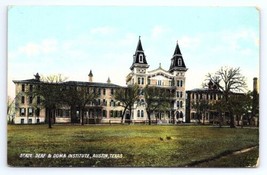 Postcard Deaf Dumb Institute Austin Texas c.1910 - £7.34 GBP