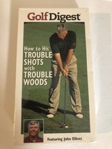 How To Hit Trouble Shots With Troubled Woods VHS Tape Golf Digest Sealed... - $6.92