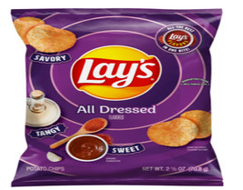 Lay&#39;s Potato Chips All Dressed Flavored 2 1/2 Oz x 12 Bags! - $1,115.23 MXN