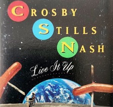 1990 Crosby Stills Nash CSN Live It Up Cassette Tape Folk Vintage Classic E93 - $19.99