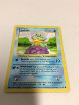 Squirtle 63/102 SHADOWLESS - Base Set - Pokemon TCG 1999 Vintage WOTC NP... - $14.95