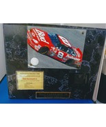 DALE EARNHEART Jr PLAQUE w/TIRE FROM EARLY CUP YEAR DRIVING #8 w/COA -Sale Price - $78.67