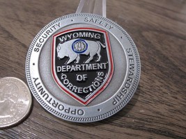 Wyoming DOC Torrington Medium Correctional Institution Challenge Coin #223U - £35.14 GBP