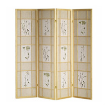 R5442 - 4 4 Panel Shoji Screen - Natural - $181.76