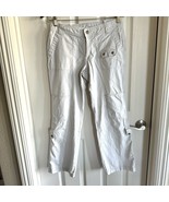 Columbia Women Ladies&#39; Straight Leg Regular Fit Roll-Up Capri Pant Beige 8P - $17.82