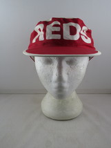 Cincinnati Reds Hat (VTG) - All Over Print by Apsco - Adult Stretch Fit - £38.55 GBP