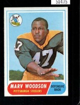 1968 TOPPS #137 MARV WOODSON EX STEELERS *X50435 - £4.88 GBP