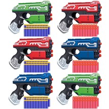 6 Pack Blaster Toys Guns For Boys Fit For Nerf Bullets, Toy Guns With 160 Pcs Re - £45.16 GBP