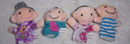 Kaqiqi Family Finger Puppets Set of Four Educational Story Toy - $5.46 CAD