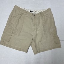 Izod Jeans Men’s Linen Blend Cargo Shorts Size 40 Beige - $278.24 MXN
