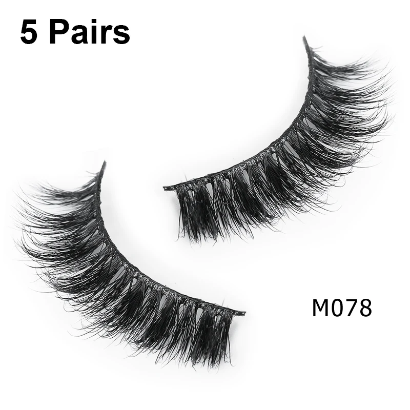 S natural long 3d mink false eyelashes fake lashes makeup kit mink lashes extension eye thumb200