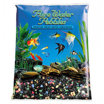 Black Beauty Pebble Mix Aquarium Gravel - Premium Freshwater Substrate with Acry - £18.35 GBP