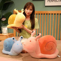 20cm Cartoon Snails Plush Toys Lovely Animal Pillow Stuffed Soft Kawaii Snail Do - £3.37 GBP+