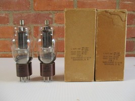 Westinghouse JAN 807 vt-100A Vacuum Tubes Matched Pair  TV-7 Tested NOS NIB - £43.83 GBP