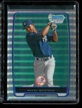 2012 1ST BOWMAN CHROME Refractor Baseball Card BCP121 RAVEL SANTANA Yankees - £8.70 GBP