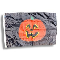 Vintage Pumpkin Fall Halloween Garden Yard Flag 35&quot;x54&quot; USA Double Sided C16 - £20.87 GBP