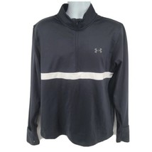 Under Armour Run Infrared 1/2 Zip Long Sleeve Up the Pace Size L Black - £27.32 GBP