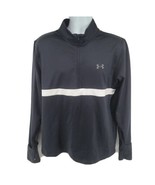 Under Armour Run Infrared 1/2 Zip Long Sleeve Up the Pace Size L Black - $34.60