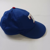 Team MLB OC Sports Texas Rangers Youth Back Strap Blue Baseball Cap Hat image 5