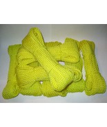 Lot of 8 Polyethylene PE 3 Strand Yellow Rope 1/4&quot; x 50&#39; Eye Splice Mult... - £36.03 GBP