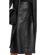 Skirt Leather Long Size Maxi Women&#39;s Lambskin Nwt Vintage Women Lined Bl... - $163.41 CAD+