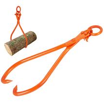 VEVOR Log Skidding Tongs, 32" 2 Claw Log Lifting Tongs, Lumber Skidding ... - $58.99