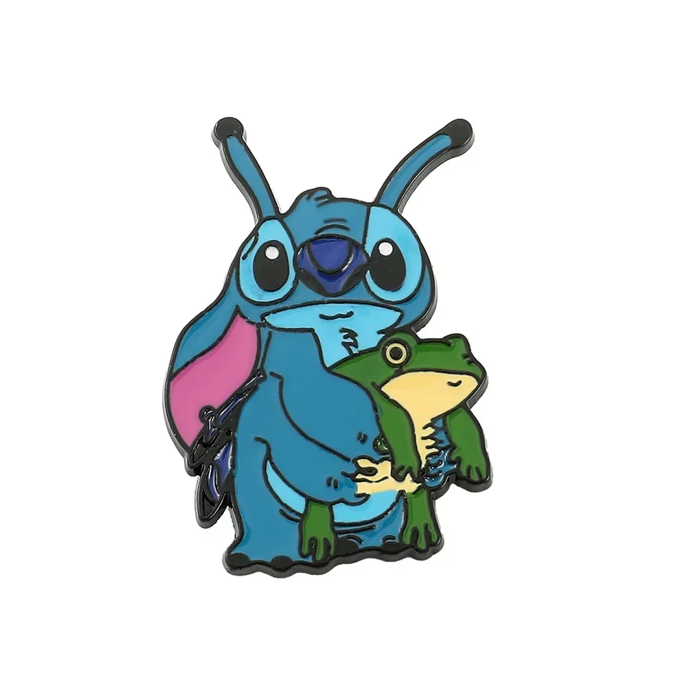 Disney Lilo Stitch Series Enamel Pins and Brooch Badges for Kids Friends... - $3.50