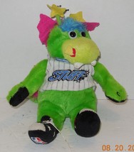Forever Collectibles Orlando Magic Mascot 10&quot; STUFF the Green Dragon Plush Toy - £18.82 GBP