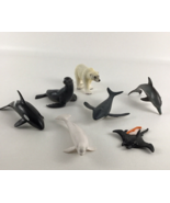 Battat Realistic Wildlife Animals Polar Bear Orca Whale Dolphin Sea Lion... - $30.64