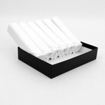 Handkerchiefs Boxed Men&#39;s Cotton Plain 6pcs Set Gift -  Umo Lorenzo - $12.85