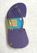 (1 pair) Busy Kids Kids Camp Flip Flops XS - Purple - £1.59 GBP
