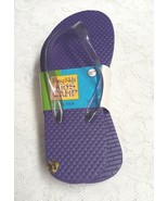(1 pair) Busy Kids Kids Camp Flip Flops XS - Purple - £1.58 GBP