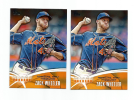 Zack Wheeler (New York Mets) 2014 Topps The Future Is Now Insert Card #FN-10 - £3.97 GBP