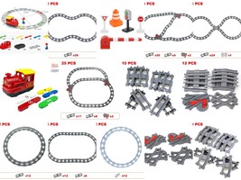 Variety Rail Transport Big Size Building Blocks Track Assemble Toys - £1.48 GBP+