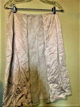 Vintage DVF Nylon Cream and Lace Half Slip - $26.00