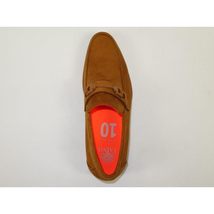 Men's TAYNO Shoes Soft Micro Suede Slip-on Loafer THE CAPRIO S Camel image 8
