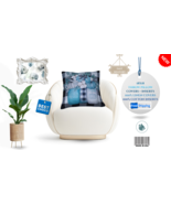 Fall Décor 18x18 Throw Pillow with Insert –100% Linen Cover & 100% Cotton Insert - €50,36 EUR